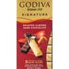Godiva Signature Roasted Almond Dark Chocolate Mini Bars - 3.1oz