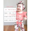 ADIFUN Baby Girl Clothes 6-9 Months Infant Girl Outfits Pink