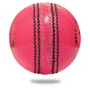 Cricnix Cricket Ball Gold Pink Leather 142g (1-Pack/3-Pack/6-Pack) for Practice