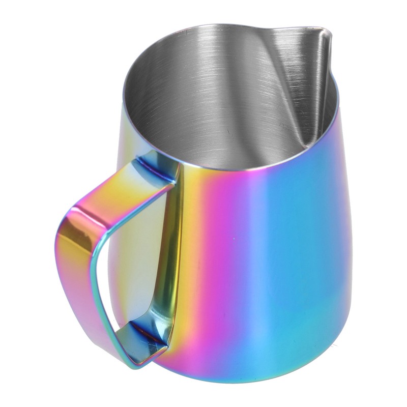Stainless Steel Milk Frothing Pitcher Pointed Mouth Coffee Frother Cup