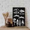 Mountain Stencils for Painting on Wood Burning Patterns Pine Tree
