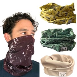 CCT Neck Cooler, Set of 3, Chill Tube, Heatstroke Prevention, Goods, Sun Protection, Cooling Neck, Paisley Yellow, Paisley Green, Light Gray