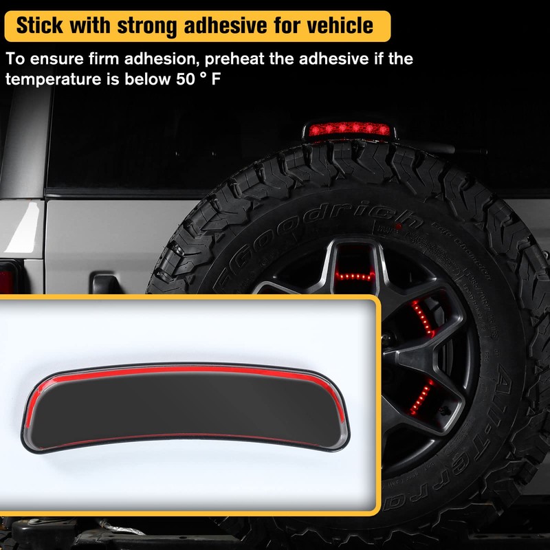 LitMiRaCle 3rd Brake Light Cover, Third High Mount Stop Light