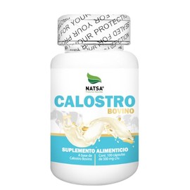 Calostro bovino 100 cápsulas, Calidad Premium