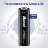 BONAI Rechargeable AA Batteries 2800mAh High Capacity, Recharge up to