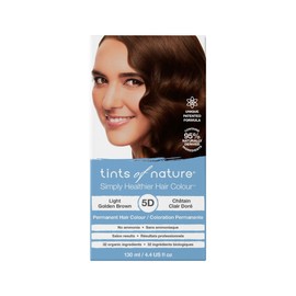 Tints of Nature Permanent Hair Colour 5D Light Golden Brown 130ml