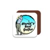 Coaster Gift for Golfer/Golf - World's Best Golfer - Giftset