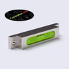 Metal Precision Level, Glass Vial, Spirit Bubble Level, Accurate, Green,