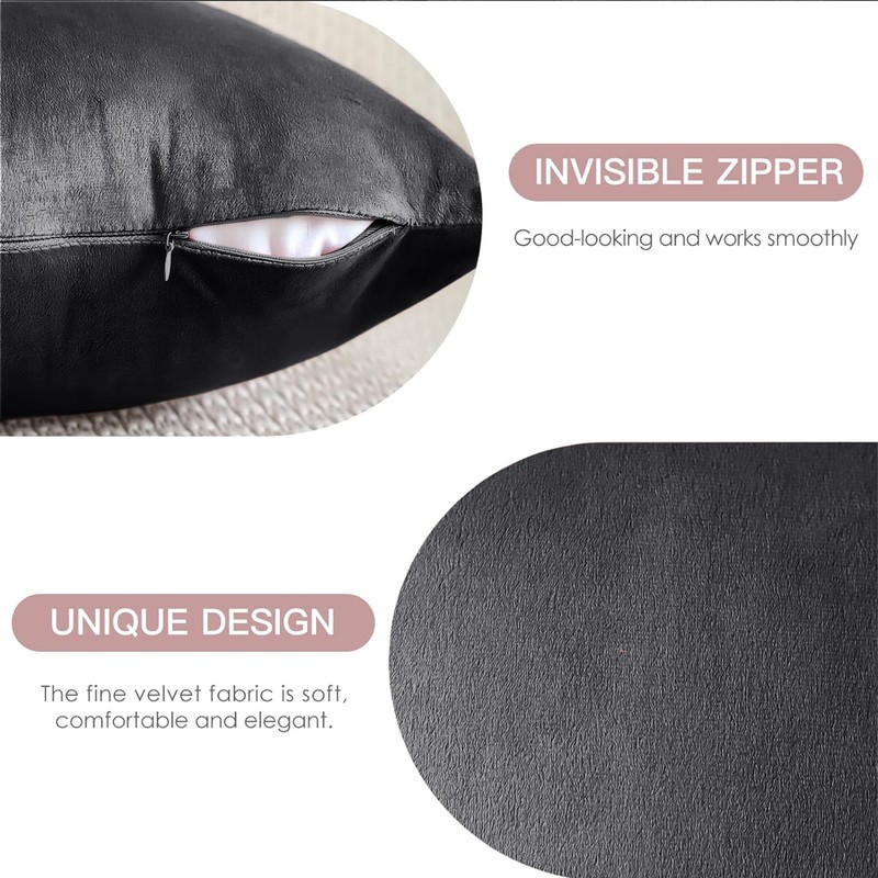 My home store Velvet Cushion Covers 45cm x 45cm -