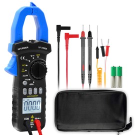 INFURIDER Multimeter, Digital Clamp Meter TRMS 6000counts, Voltmeter Resistance Ohmmeter and Diode Tester, Manual & Auto Range DMM