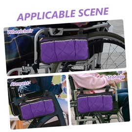 FOMIYES Versatile Wheelchair Side Bag Organize Your Essentials This Armrest Storage Pocket for Wheelchair Stroller Walker