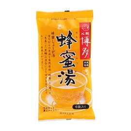 Shinsei Shoji Toritsuchi Honpo Ginger Hot Water Hakata Honey Hot Water, 1 Bag (0.5 oz (15 g) x 6 Bags x 4