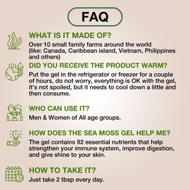 TrueSeaMoss Sea Moss Gel – Made in USA – 5-in-1 Formula – Wildcrafted Seamoss, Ashwagandha & Sea Vegetables – Ashwagandha, Pack of 1 (Labels May Vary)