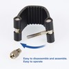 Soprano Saxophone Ligature Fastener, Leather Ligature for Soprano Saxophone Sax