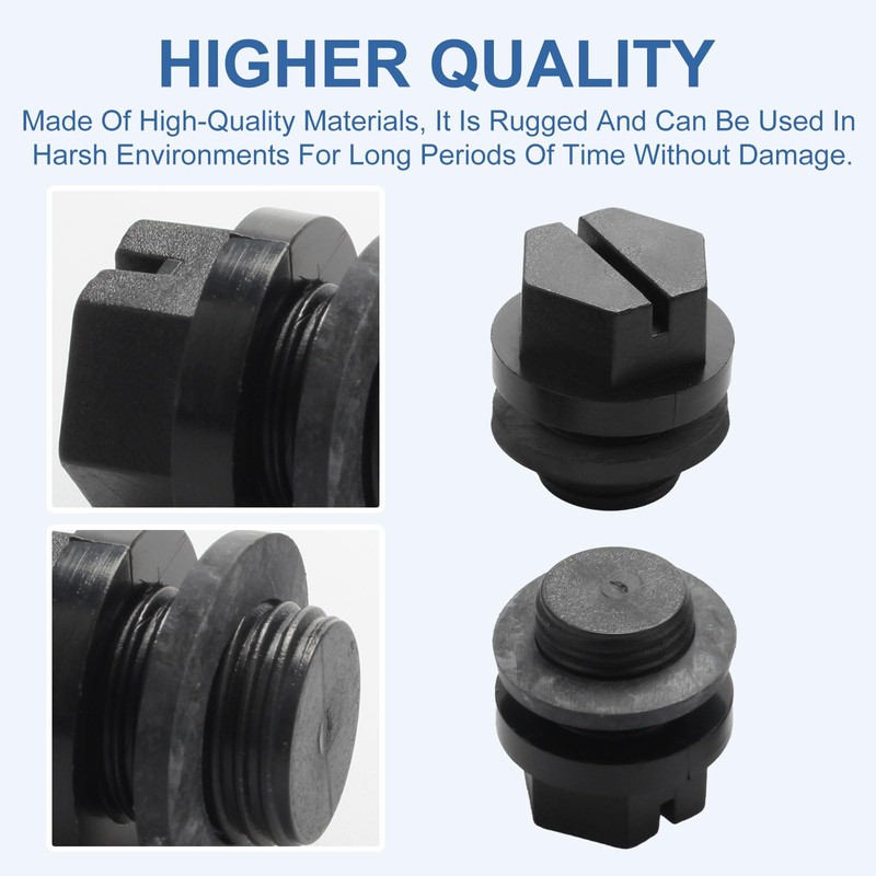 SPX1700FG Pool Pump Pipe Plug Drain Plugs with Gaskets 2-Pack