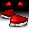 AmeriLite 4 Door/2 Door Led Taillights Red/Clear for Ford Focus