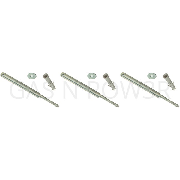 Gas N Pow3r Concealed Shelf Supports Brackets 120mm Floating Hidden