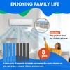 8 PCS Replacement Mini Split Air Filter Compatible with Mitsubishi