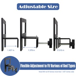 Mattress Slide Stopper to Keep Mattress from Sliding Extra Thick Mattress Holder for Metal Bed Frame 6 Pcs Mattress Retainer Bar for Twin Full King Queen Bed Frame