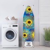 Wanzuoeng 15x54 Inch Ironing Board Cover, Sunflower Printed Ironing Board