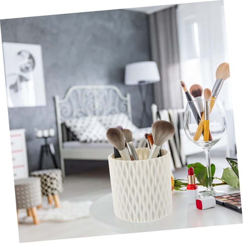 Baluue Rotatable Large Capacity Makeup Brush Holder Cosmetic Organizer for