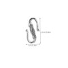 KONTONTY 20pcs Retro Alloy Jewelry Buckle Tibetan s Shape Hook