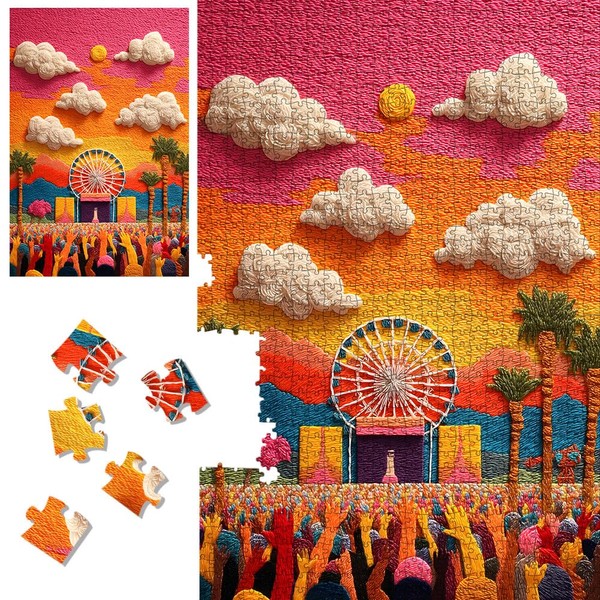 1000 Piece Jigsaw Puzzles for Adults, Art Landscape Theme with