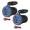 Autopher 2 Pack USB C Car Charger Dual 20W PD