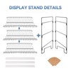 WWN Black 3-Tier Candy Display Rack 24 * 23 *
