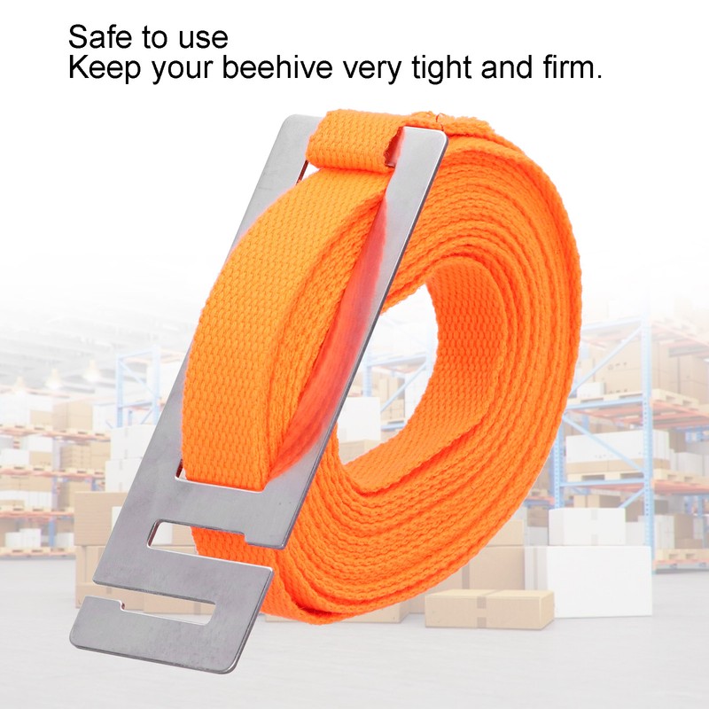 2Pcs Beehive Belt Portable Fixed Tightening Beehive Bundling Beekeeping AccessoryOrange