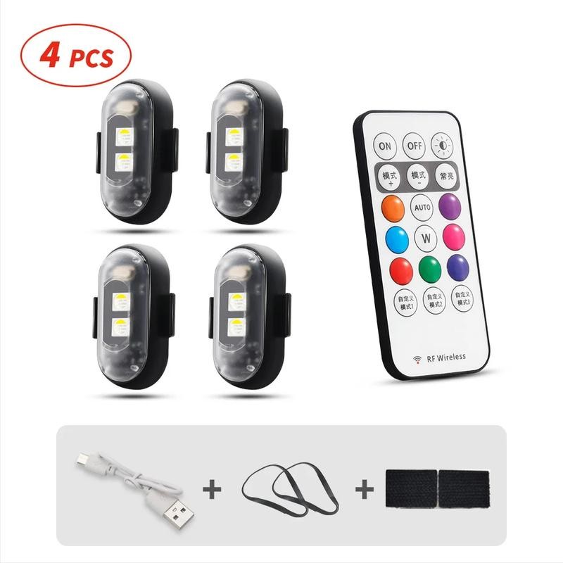 RGB Led Aircraft Strobe lights Motorcycle Lights LED Flash Position
