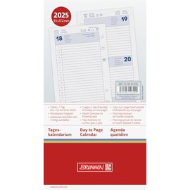 BRUNNEN Filius Daily Calendar (2025), 1 Page = 1 Day, 93 × 172 mm, 352 Pages