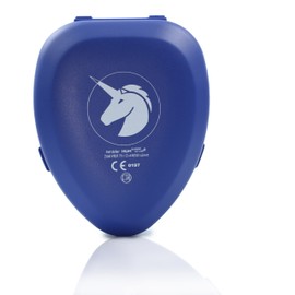 Horn Medical Emergency Respiratory Mask with Replacement Filter & Blue Box, Horn Pocket Mask, Latex Free, Reusable