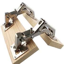 2 PCS 170 Cabinet Hinges Soft Close Cabinet Hinges with Shock Absorption (Full Cover) Kitchen Cabinet Door Hinges
