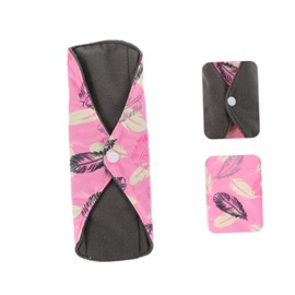 KOMBIUDA Breast Pads Reusable Washable Sanitary Pad Leak Sanitary Napkin Women Bamboo Fiber