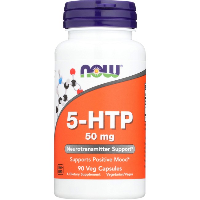 Now Foods, 5 HTP 50Mg, 90 Capsules