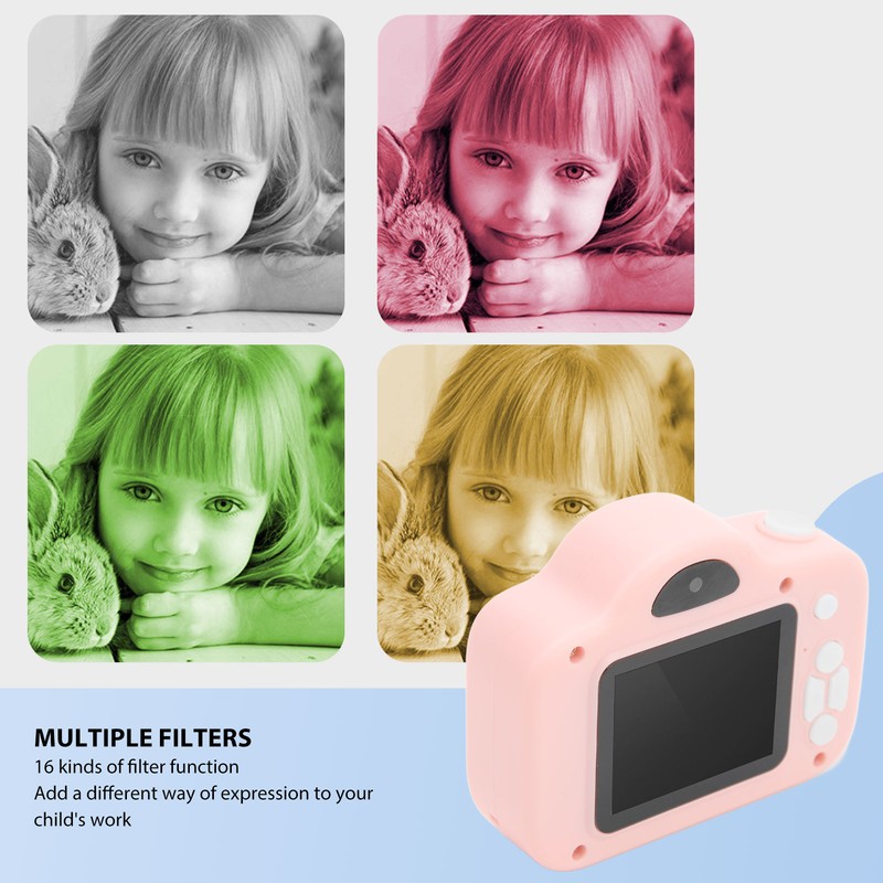 Children Digital Camera 2000W HD 2.0 Inch Screen Rechargeable Multi