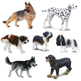 Collecta Character Set of 7 Dogs, Pets 3+