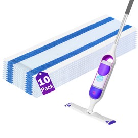 SoliFairy Disposable PowerMop Refills for Swiffer PowerMop Pads | Super Absorbent Multi-Surface Mopping Pad Refills | Thicker Replacement Pad Refills | PowerMop Pads Refills 10 Count