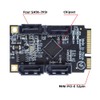 xiwai Mini PCI Express PCI-E to SATA 3.0 Extension Card,