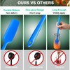 Long Handle Silicone Jar Spatula Kitchen Scraper Spatula Non-Stick Rubber