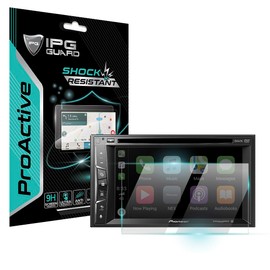 IPG ProActive for PIONEER AVH-1550NEX - 1500NEX, DMH-241EX - 240EX, AVH-241EX, AVH-240EX 6.2" 9H Hardness Screen Protector Smooth Glass Touch Ultra Responsive High Clarity Anti Scratch Smudge & Shock