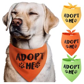 Adopt Me - Bandana para perros, Paquete de 3