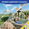 SDLTHR White Nylon Rope 1/4inch 100ft Braided Multi-Purpose Ropes for