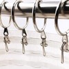 Metal Curtain Hooks, 100Pcs Drapery Hook Pins Stainless Steel Pin-on