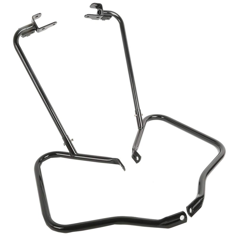TCMT Saddle Bag Bracket Guard Bar Set Fits For Harley