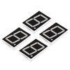 PATIKIL 4pcs Common Anode 7 Segments 10 Pin 1 Digit