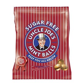 Uncle Joe's Mint Balls SUGAR FREE Bags (60g x 12)