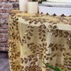 BTF Home Gold Sequin Table Cloth for Parties,Embroidered Mesh Tablecloth,Glitter