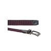 Redbridge Braided Belt Elastic Flexible Adjustable Unisex Stretch Belt, Bordeaux